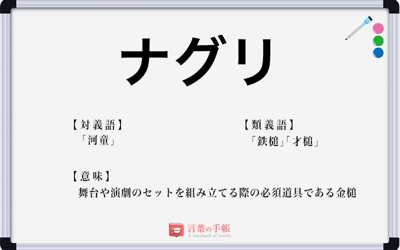 ナグリ の使い方や意味 例文や類義語を徹底解説 言葉の手帳 様々なジャンルの言葉や用語の意味や使い方 類義語や例文まで徹底解説します